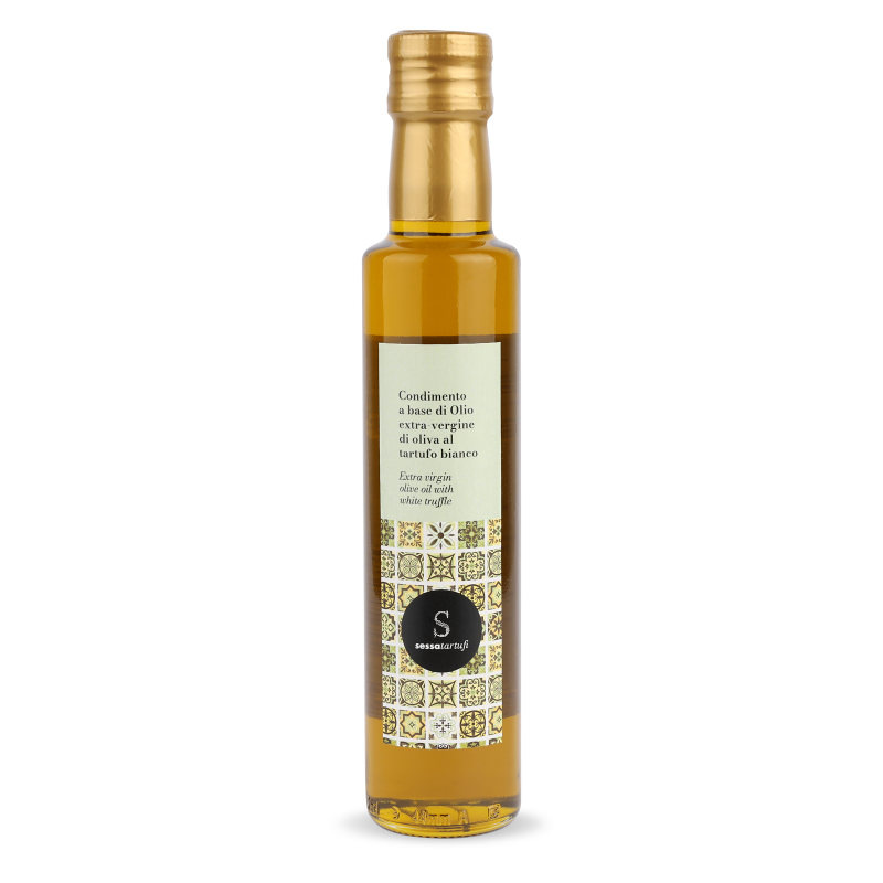 Extra virgin olive oil with white truffle