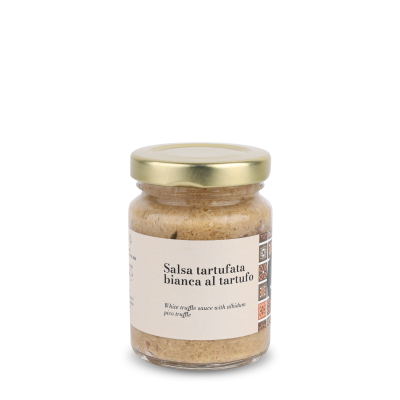 White truffle sauce with albidum pico truffle