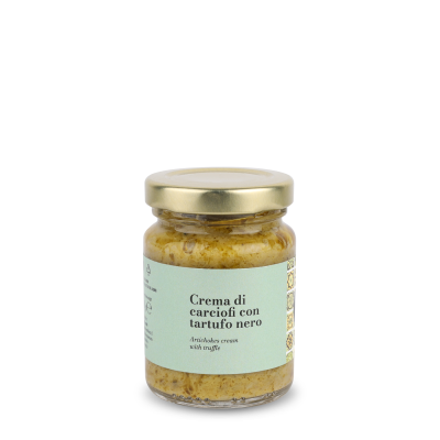 Artichokes cream with truffle