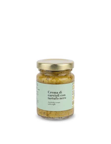 Artichokes cream with truffle