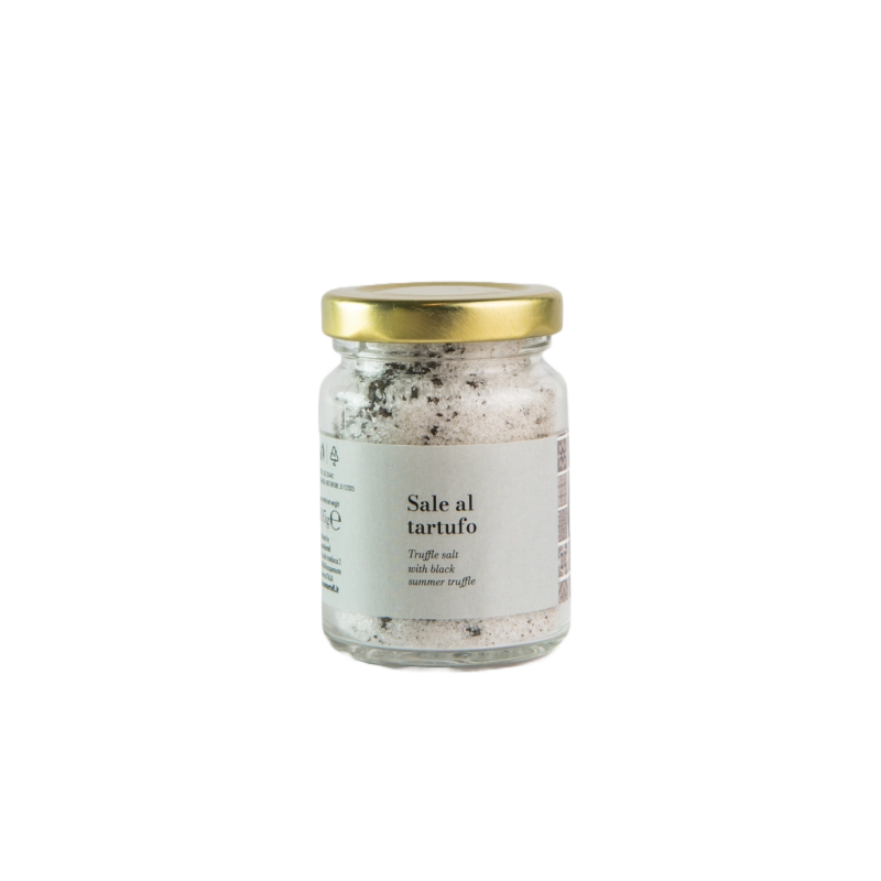 Truffle salt with black summer truffle