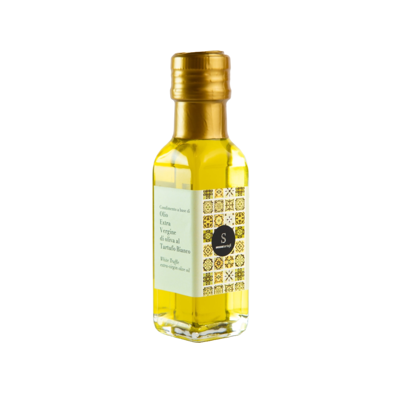 Extra virgin olive oil with white truffle
