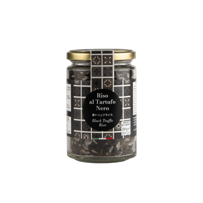 Rice with black summer truffle